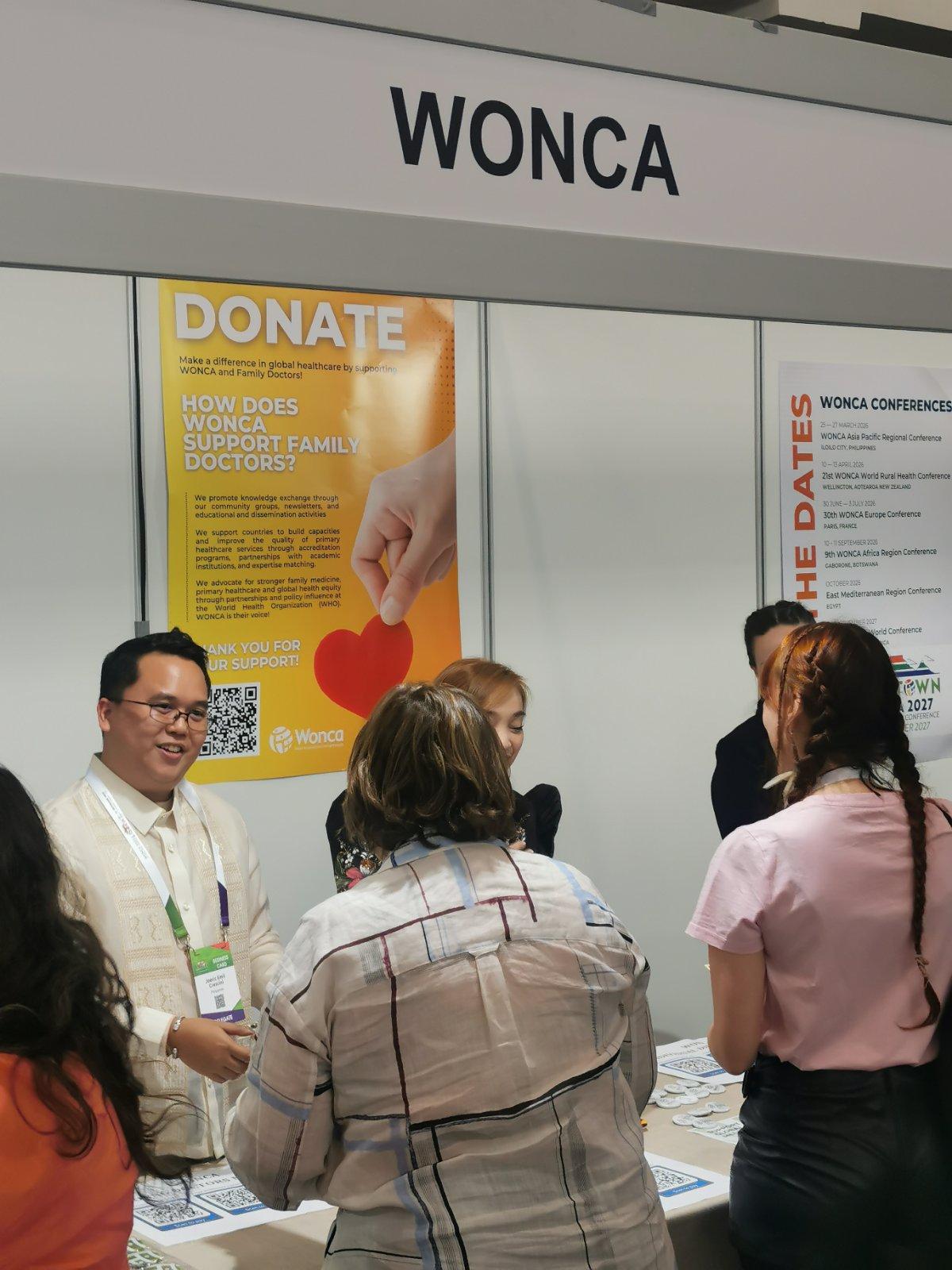 Delegates promoting Iloilo 2026 at booth